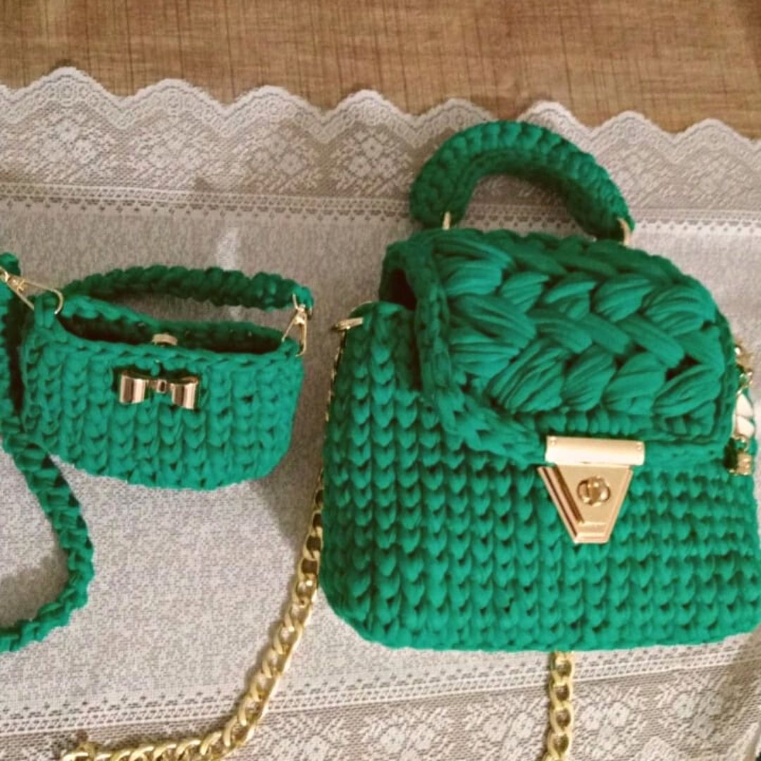 örgü-çanta-yeşil