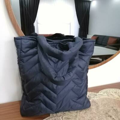 Tote Bag Lacivert - 1